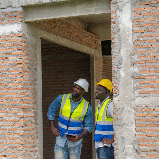 Construction site work